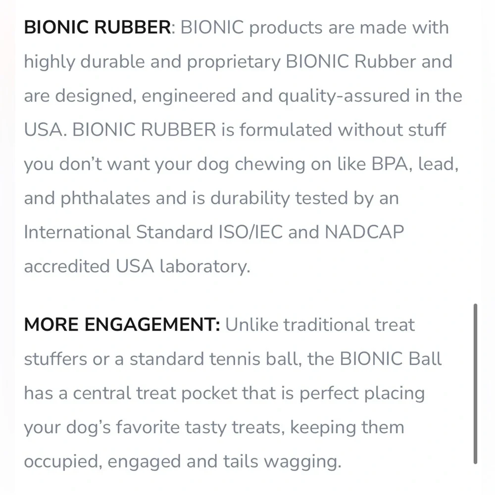 🆕 Dog Toy 2 Balls for Dogs - Picture 5 of 9